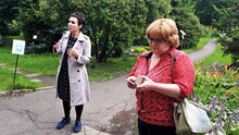 Встреча сотрудников биологического факультета с абитуриентами в Ботаническом саду ТвГУ 20 июля 2019 года